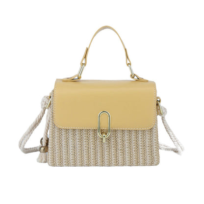 Handbag Western Style One-shoulder Versatile Woven Bag