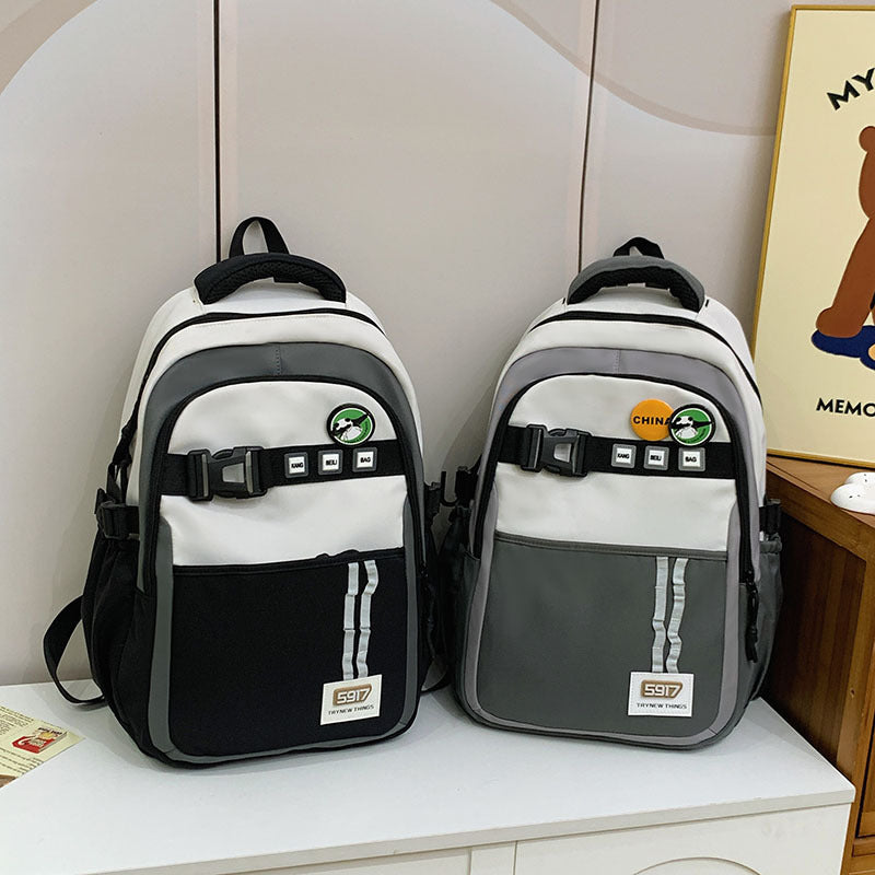 New Large Capacity Primary School Student Simple Backpack