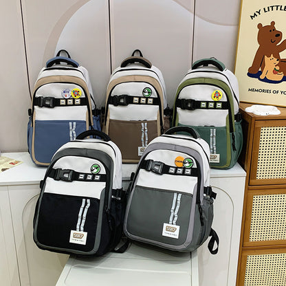 New Large Capacity Primary School Student Simple Backpack